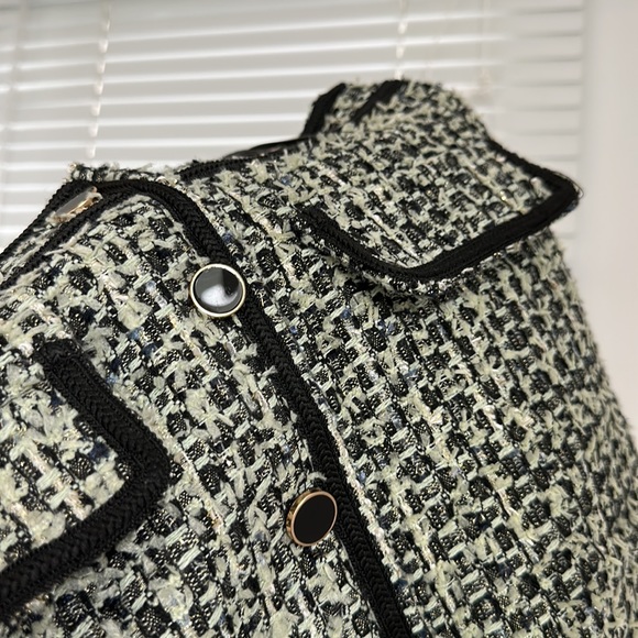 3-piece set (bandeau top, cropped blazer & skirt) - Picture 8 of 14